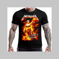 Metallica - čierne pánske tričko 100%bavlna Metallica - čierne pánske tričko 100%bavlna